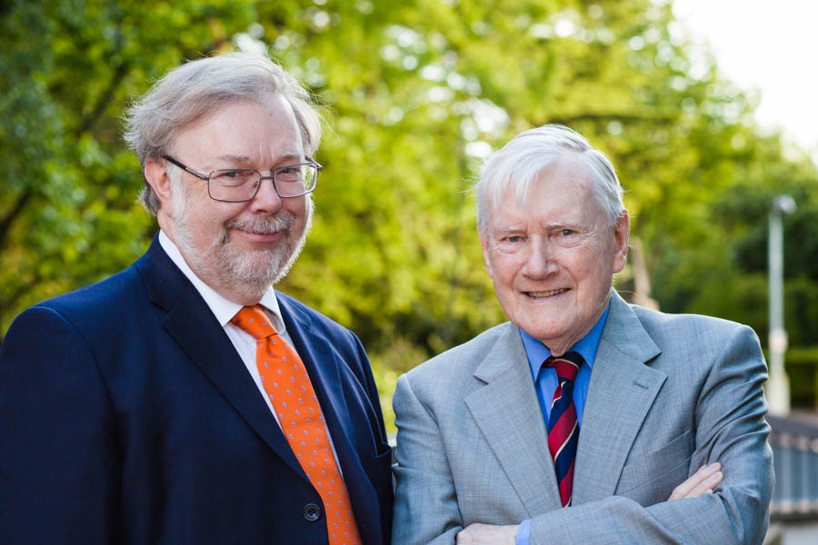Prof John Tucker and Sir John Cadogan Prof John Tucker and Sir John Cadogan