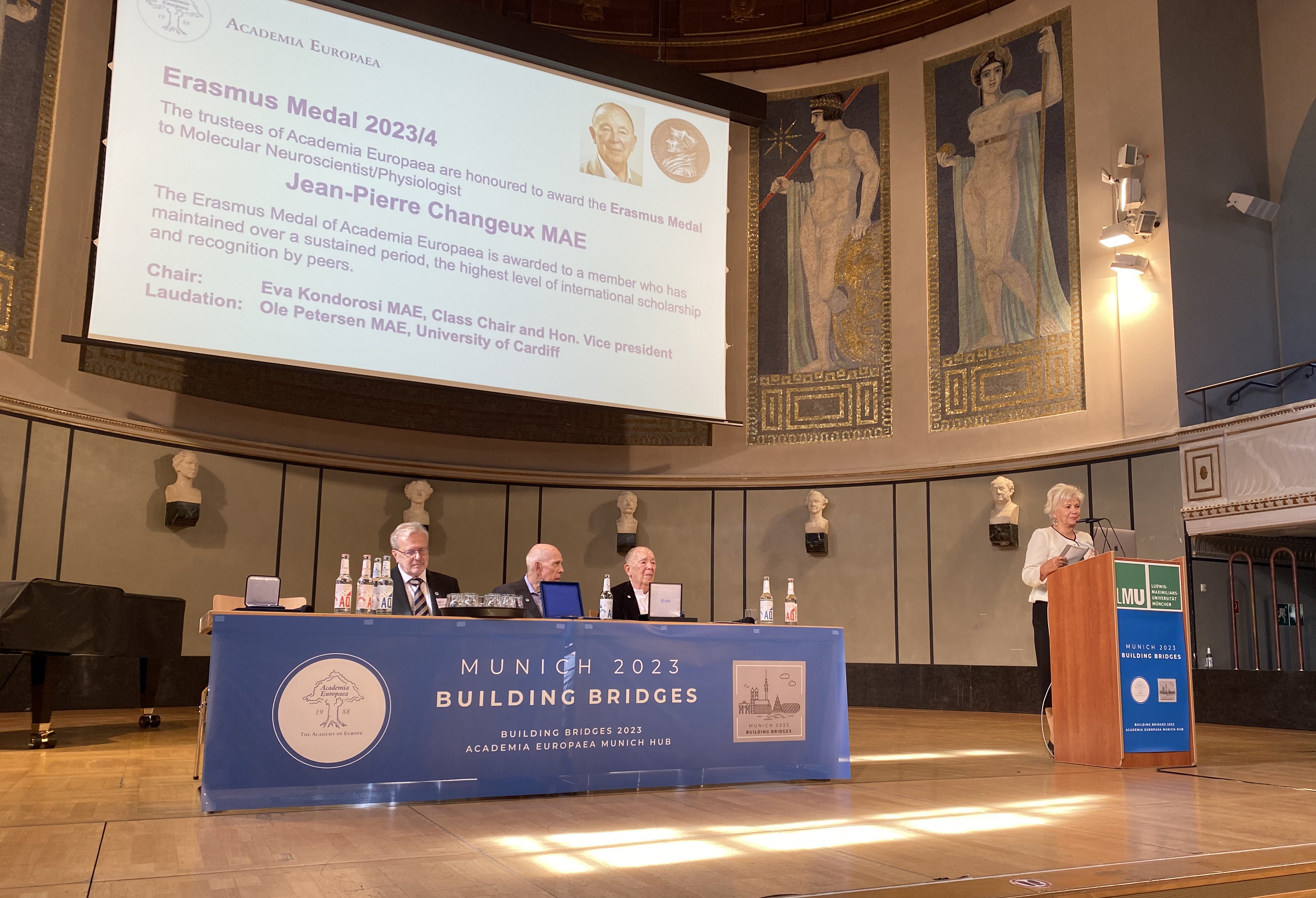 Balázs Gulyás, Ole Petersen, Jean-Pierre Changeux, Eva Kondorosi