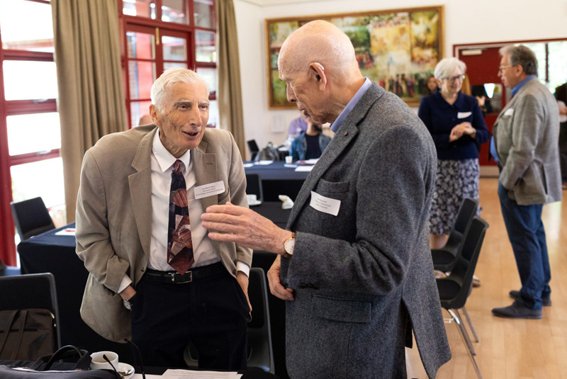 Lord Martin Rees (left) with AE Cardiff Hub Director, Ole Petersen Lord Martin Rees (left) with AE Cardiff Hub Director, Ole Petersen