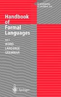 Handbook of Formal Languages